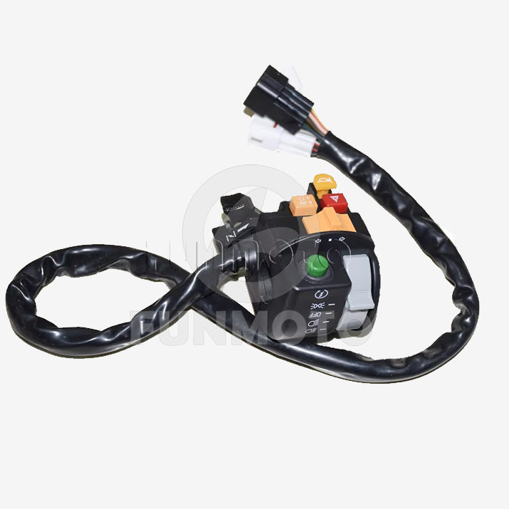 Left Handle Bar Switch Suit For HISUN500/LONCIN500 Four-wheel Drive Switch