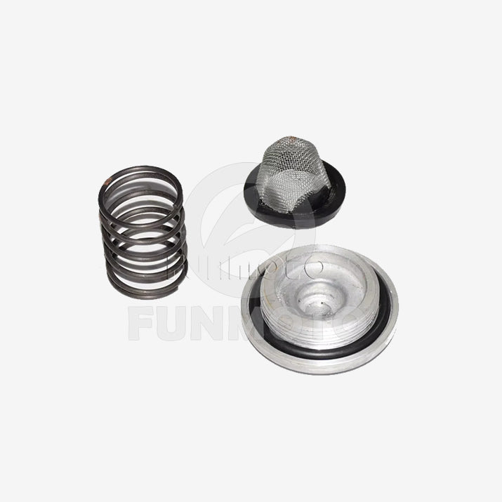 Oil drain screw cap and spring and filter screen For LINHAI 400ATV