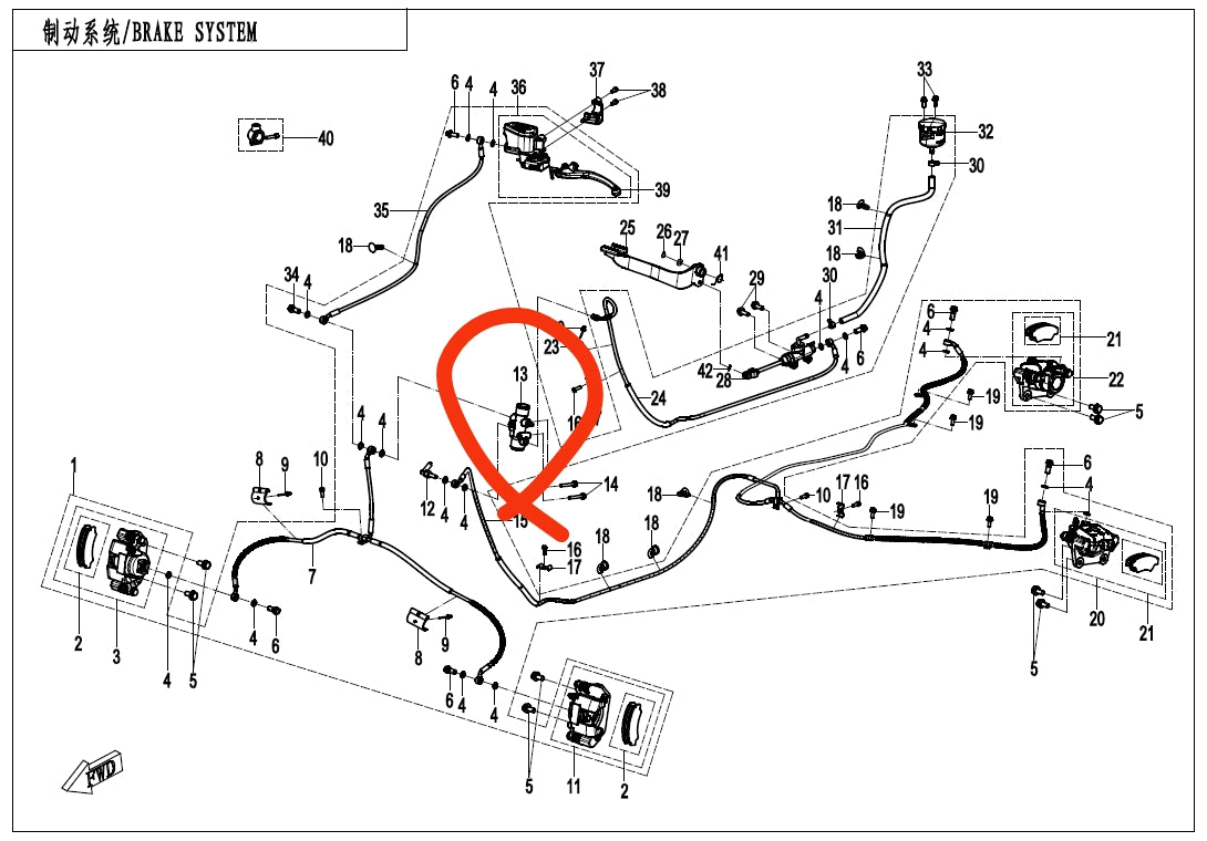 Hydraulic control valve assy suit CF800ATV code is 9AWV-081070-4000