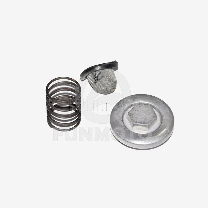 Oil drain screw cap and spring and filter screen For LINHAI 400ATV