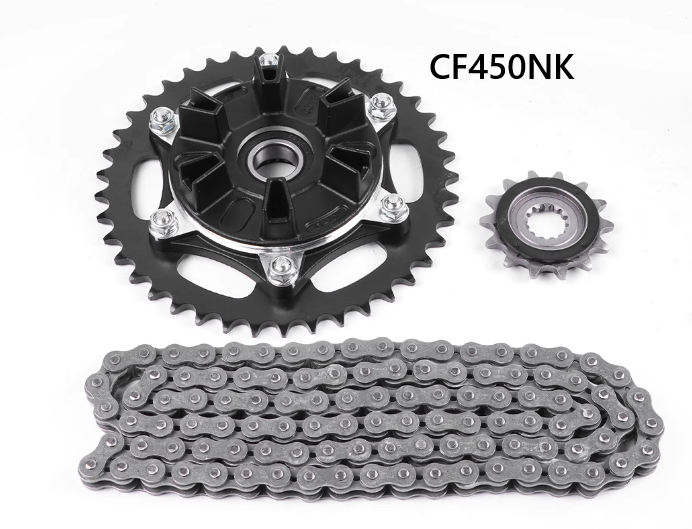 Big Sprocket/small Sprocket/Chain and sprocket seat suit CF450NK or CF450SR