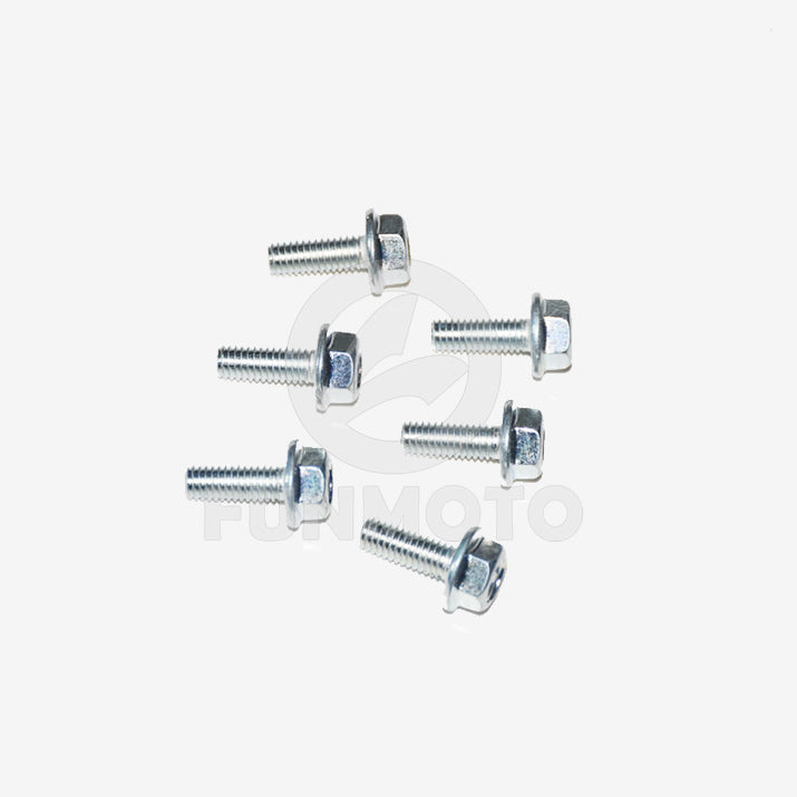 Bolt M6X18, Pack of 6 .CFMOTO OEM-0010-023008-0010