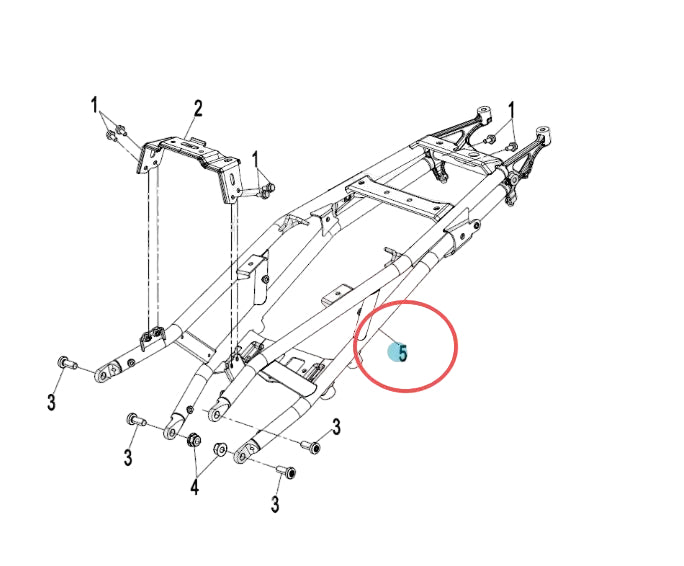 Frame suit CF450MT code is 6AQV-032000-6002-0HB00