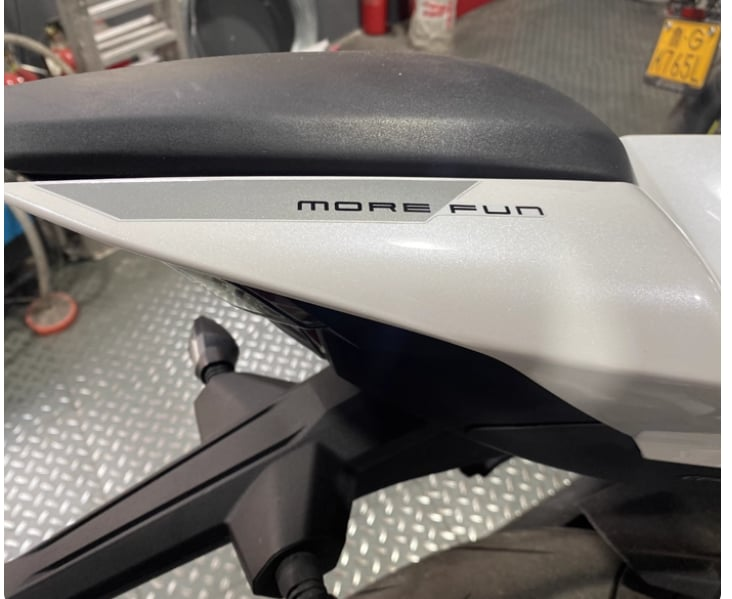 Right tail cover and Rear Brake Pedal suit CF450SRS