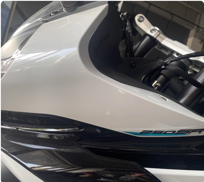 Clutch Lever/Left Spoiler cover and headlight left cover suit CF300SR/CF250SR