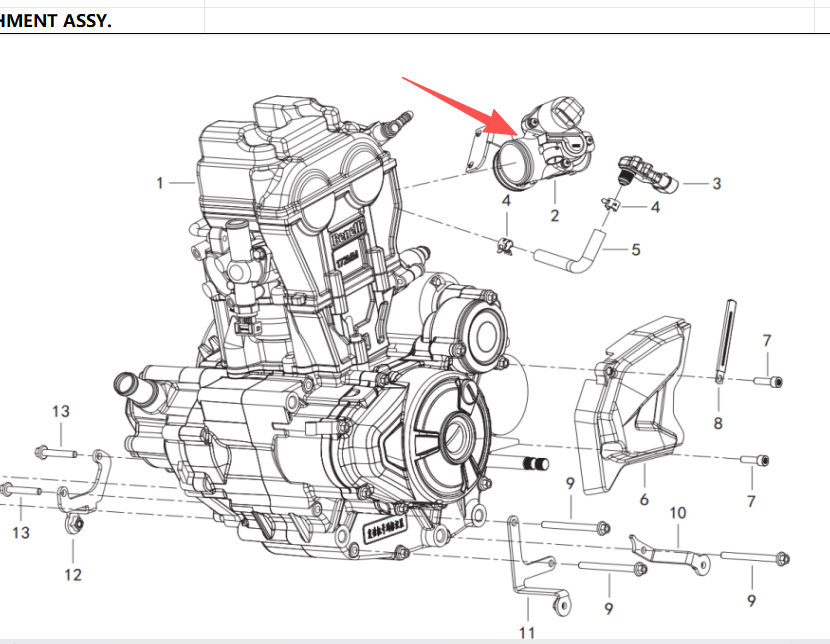 Throttle Body suit QJ SRK300/SRK250 Code is 289005150050