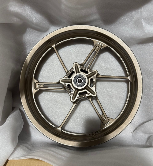 Front wheel rim suit CF450SRS signal arm golden color 6AQV-070200-1300-M1-0YJ00