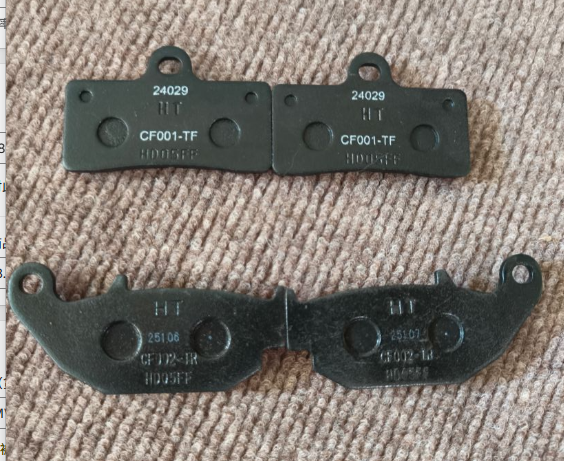 1 Pair front brake pad and 1 pair rear brake pad suit CF300SR/CF300NK 6KM#-0812A0-8100/6KMV-0911A0
