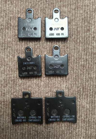 Front Brake and Rear Brake pad suit CF300SR code EAEV-0813A0/6KMV-191108-20A0