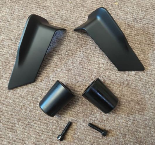 Front left and right guide cover and 2pcs balance block suit for QJMOTOR SRK250R