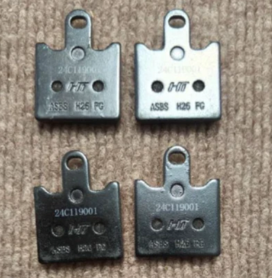 Front Brake pad and Rear Brake Pad suit CF250SRS 2024 code is EAEV-0813A0/6KMV-091108-20A0