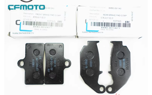 Front Brake Pad and Rear Brake Pad suit CF300NK/CF250NK Code 6KM0-0812B0/6KM0-0911B0