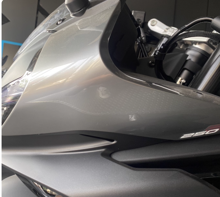 Left Headlight Cover and dashboard support plastic cover suit CF300SR 6KMV-040201-3000-0HC00/6KMV-040301-3000