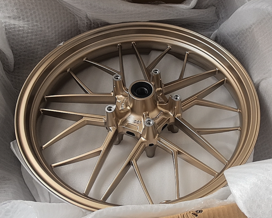 Front Wheel Rim suit CLX700 Heritage golden color code is 6GUV-070100-6000-0YE00