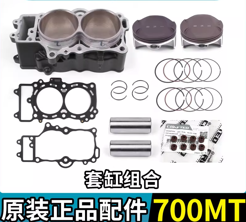Cylinder/Piston/Rings/Pin/Sealings/Gaskets suit CF700MT