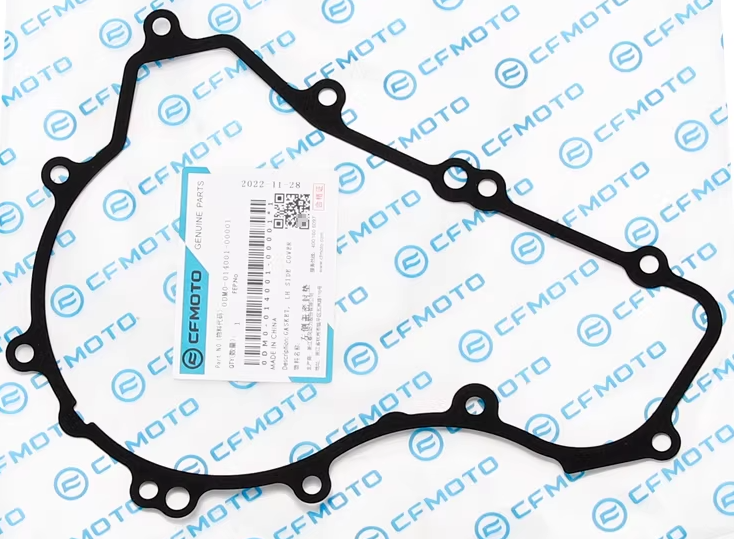 Left side cover and gasket suit CF300NK/CF250SR/CF250SR FUN code is 0DMB-014002-0HB00