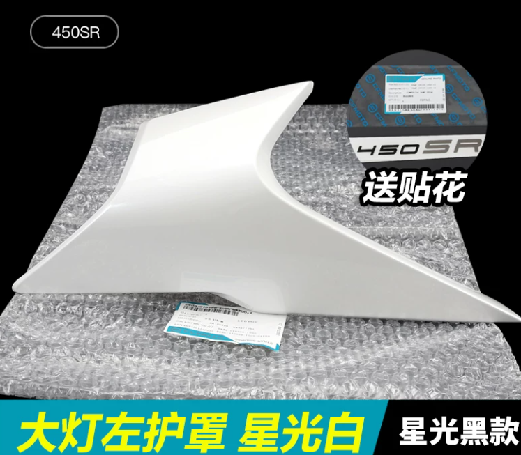 Headlight left cover suit CF450SR code is 6AQV-040205-1000-0VE00