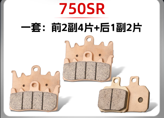 Front Brake Pad and Rear Brake Pad suit CF750SRS copy