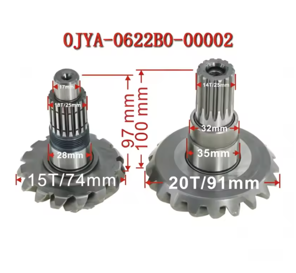 Bevel Gear suit CF1000AU Code is 0JYA-0622B0-00002