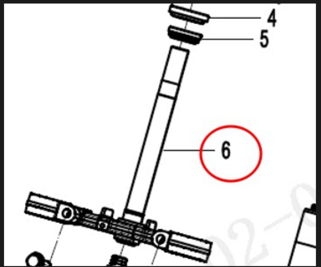 Lower Triple clamp suit CF150 PAPIO Code is 6FIV-050300-7000