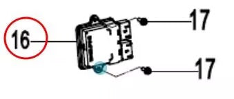 ECM Suit CFMOTO Pappio code is 6FIV-001000-2500