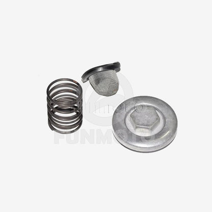 Oil drain screw cap and spring and filter screen For LINHAI 400ATV