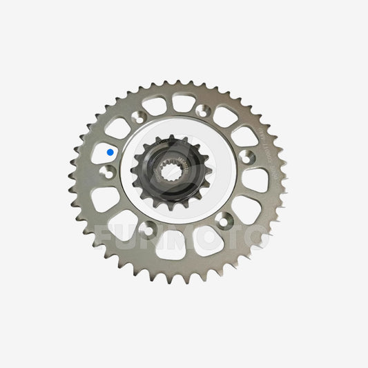 Front Sprocket and pinion/lock washer/6pcs sprocket rubber/chain protector suit CF800MT/MT800