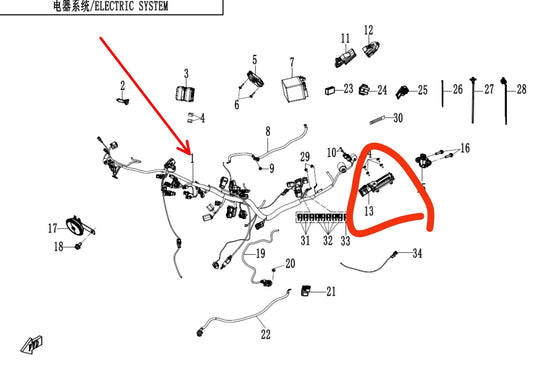 ECU or ECM suit CF675SRR code is 6GUV-001000-5600