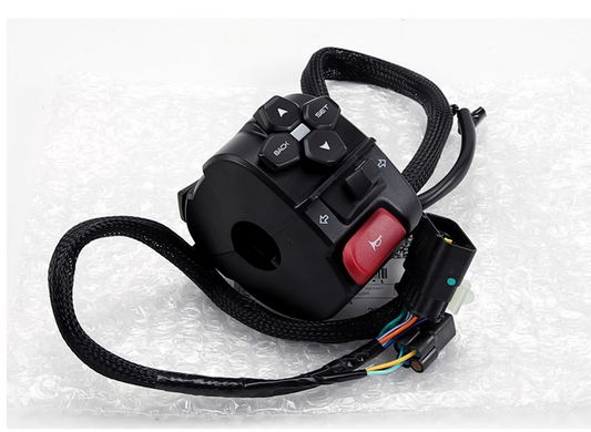Left Handle Bar Switch suit CF675NK code is 6GUV-166000-3000