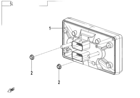 Dashboard suit CF U10 code is 5HYV-171000-1700