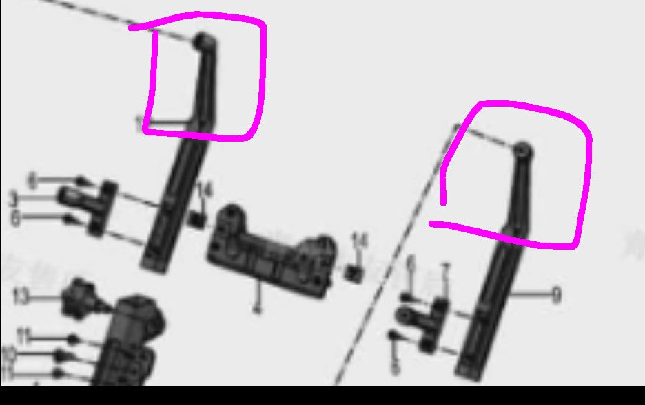 Windshield left and right support plate suit CF650TR code is 6NQ#-040104-6000/ 6NQ#-040105-6000