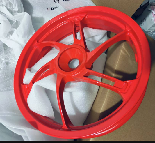 Rear Wheel Rim suit CF450SRS red color code is 6AQV-110201-3000-0RM00