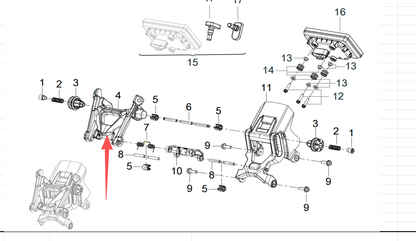 Windshield Bracket suit QJMOTOR/ATR150