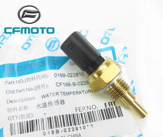 Water temperature sensor and thermostat suit CF250SR/CF150NK/CF400NK/CF650NK/CFX5/CFX6, the parts no. is 018B-022810