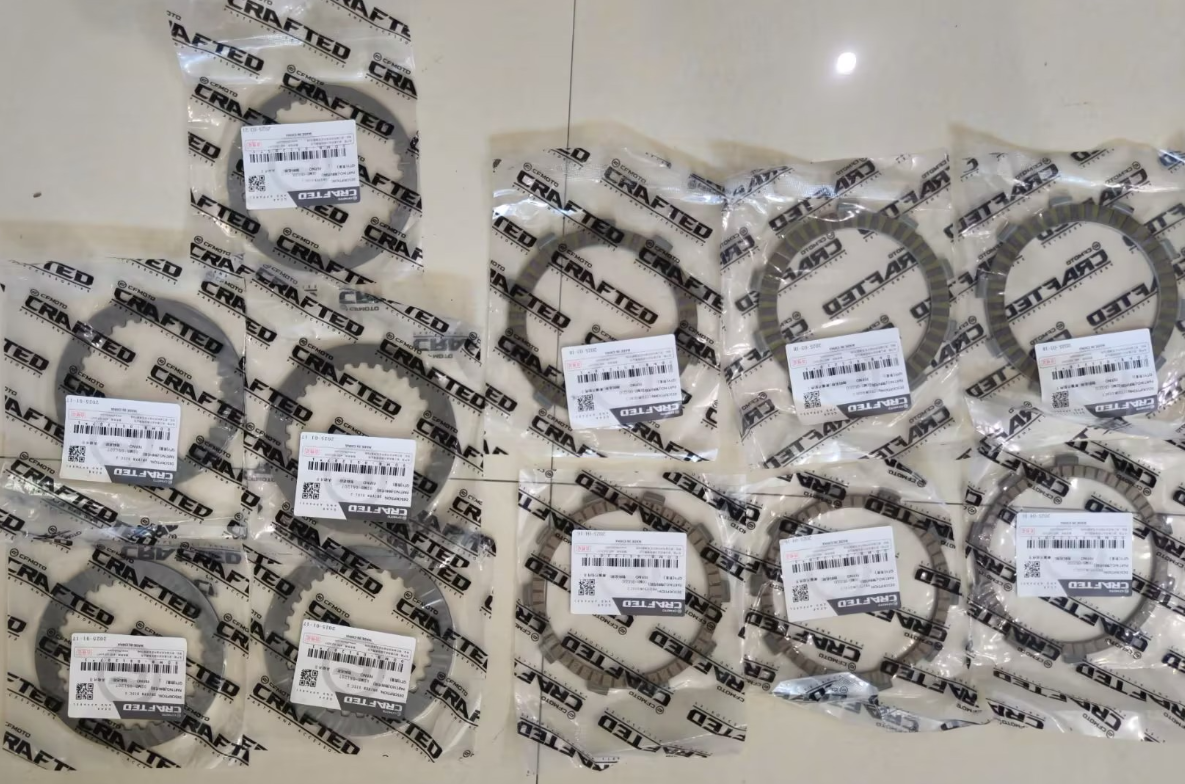 Whole Set Clutch pad assy suit CF450NK/CF450SR FCC model 5pcs steel plate and 6pcs wooden plate