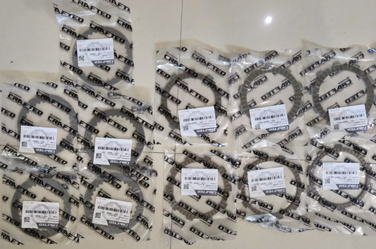Whole Set Clutch pad assy suit CF450NK/CF450SR FCC model 5pcs steel plate and 6pcs wooden plate