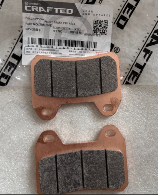 1 set front brake pad  suit CF450MT  Code is 6GUV-0811A0-6000