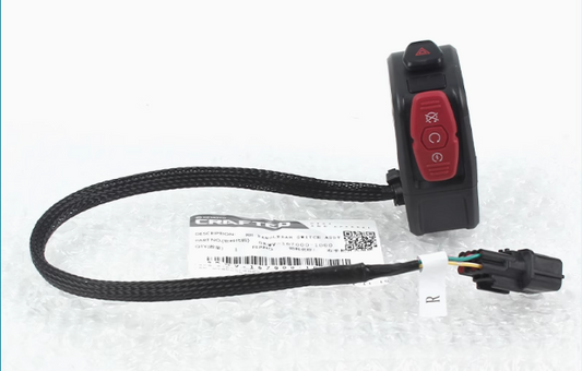 Right Handle bar switch and Headlight right cover suit CF800NK code is 6KWV-167000-1000