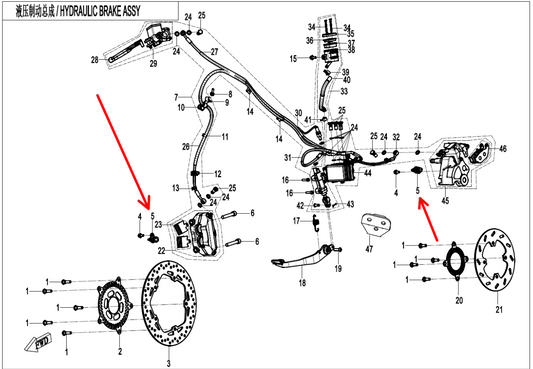 ABS sensor of  Front wheel rim and Rear Wheel rim suit CF300SR code is 6KMV-080004-8500-M1