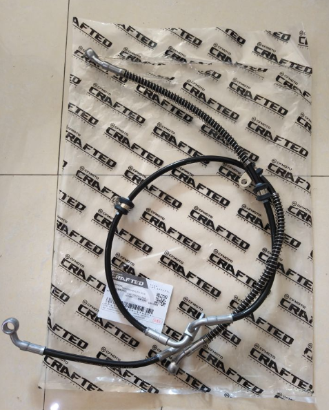 Front Brake hose suit CF520ATV code is 9DQV-080150-3001/9DQV-080150-4400