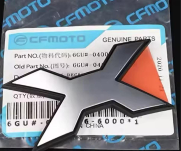 Front Mudguard and logo suit for CF700CLX Code is 6GU#-040006-6000