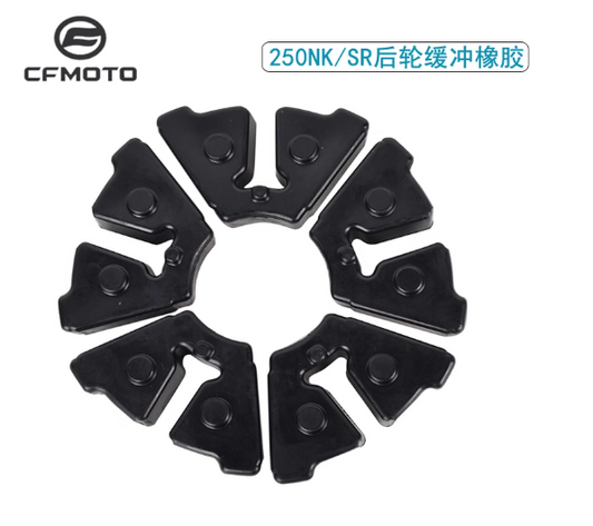Whole set Sprocket Rubber mat suit CF300NK/CF250NK/CF300SR/CF250SR code is 6KM0-110004