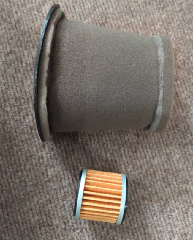 Front wheel and Rear Wheel ABS sensor and air filter and oil filter suit SRK250/QJ250-29E