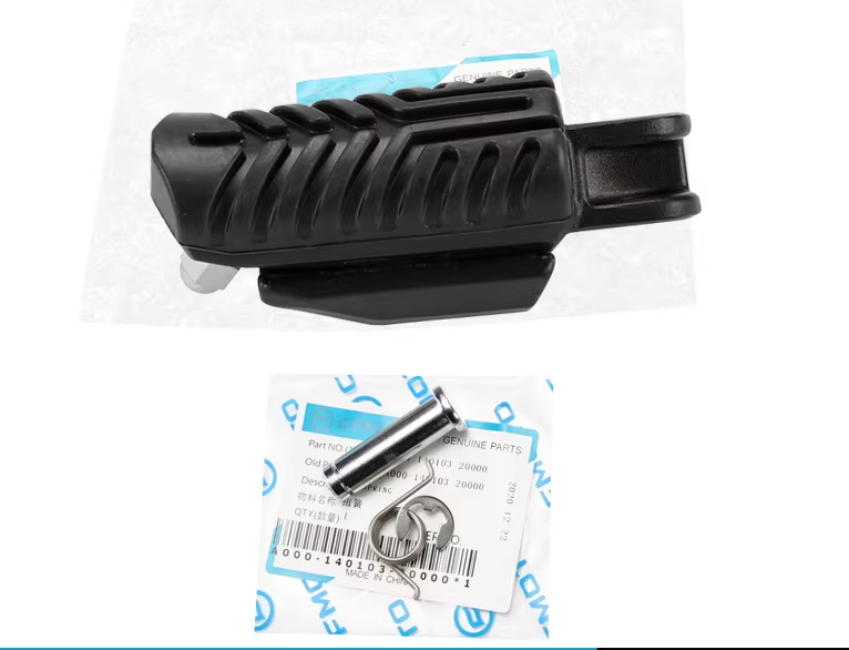 Front Left Footrest pedal suit CF250NK/CF300NK code is 6KMV-143000-B001-0BP00