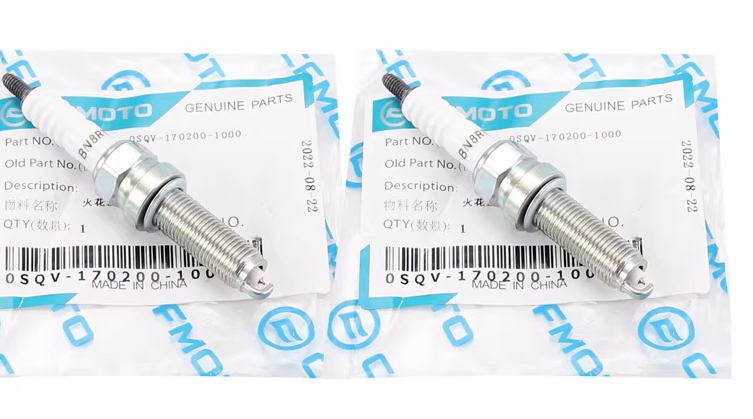 2pcs front bar oil sealing and 2pcs spark plug suit CF450SR