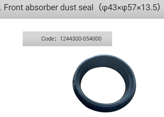 2pcs Oil Sealing and 2pcs dustproof cover of front bar suit Zontes 350