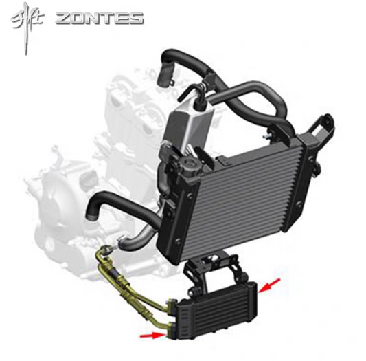 Radiator assy suit ZONTES V1 350