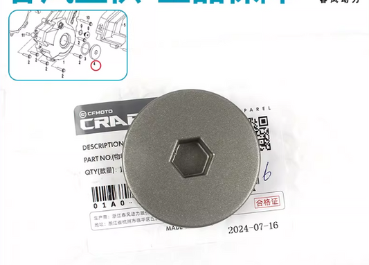 Filter Cover suit CF250SR/CF250SR FUN/ code is 01A0-012002-0HA00