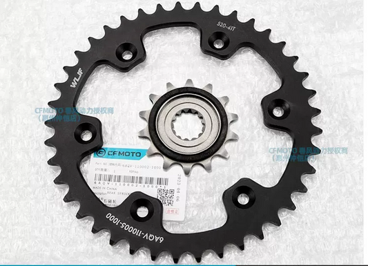 Chain/Sprocket and pinion suit CF450SR 6AQV-110002-1000
