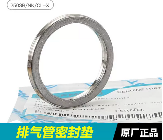 Muffler Gasket suit For 250SR/NK/CLX/CLC code is CF6KM0-020010